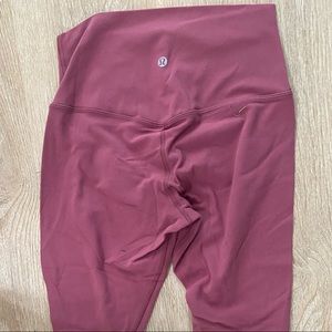 Lululemon mauve leggings